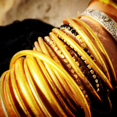 Gypsy Belles Temple Gold Lucky Bangles