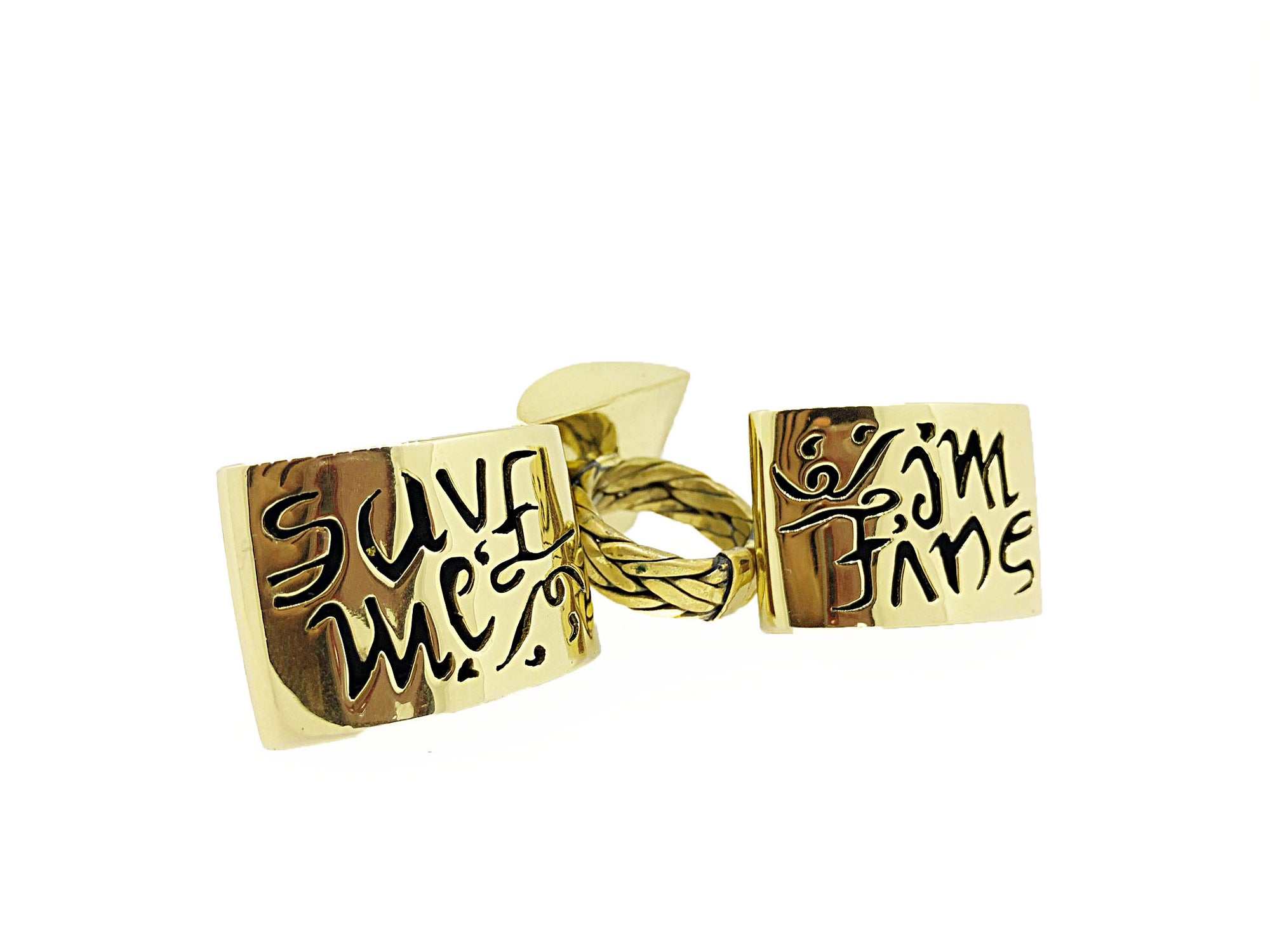 SAVE ME, I'M FINE -Status Update Ring Unisex