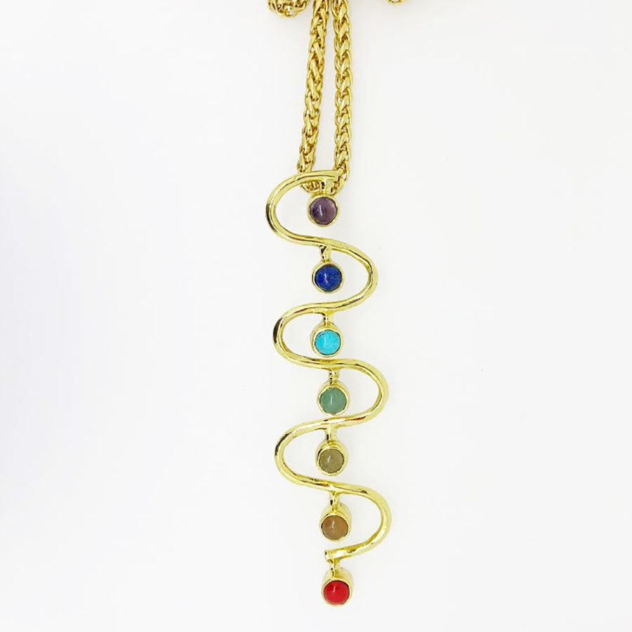 Snake 7 Chakra Necklace