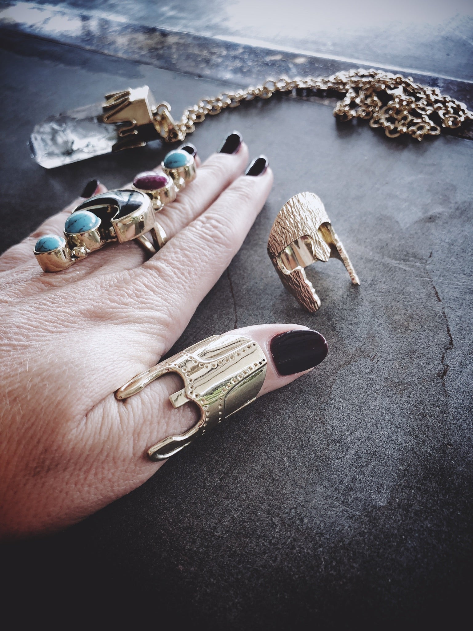 Knight’s Helmet Ring Handmade - Thumb ring or normal