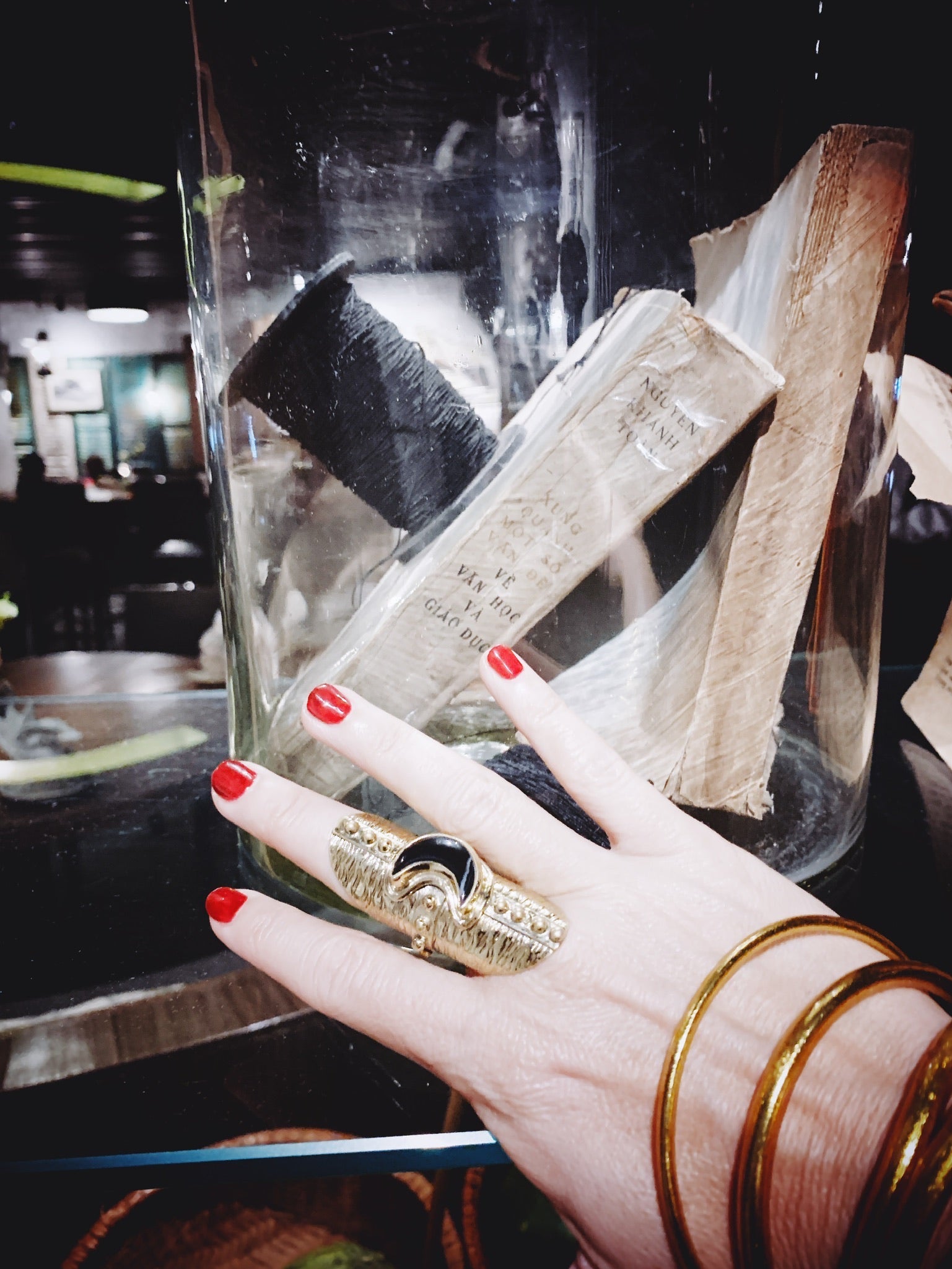 Moon Sliver Long Ring