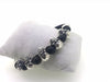 Mark Baker Skull Bracelet - Silver and Black Diamonds by Gypsy Belles