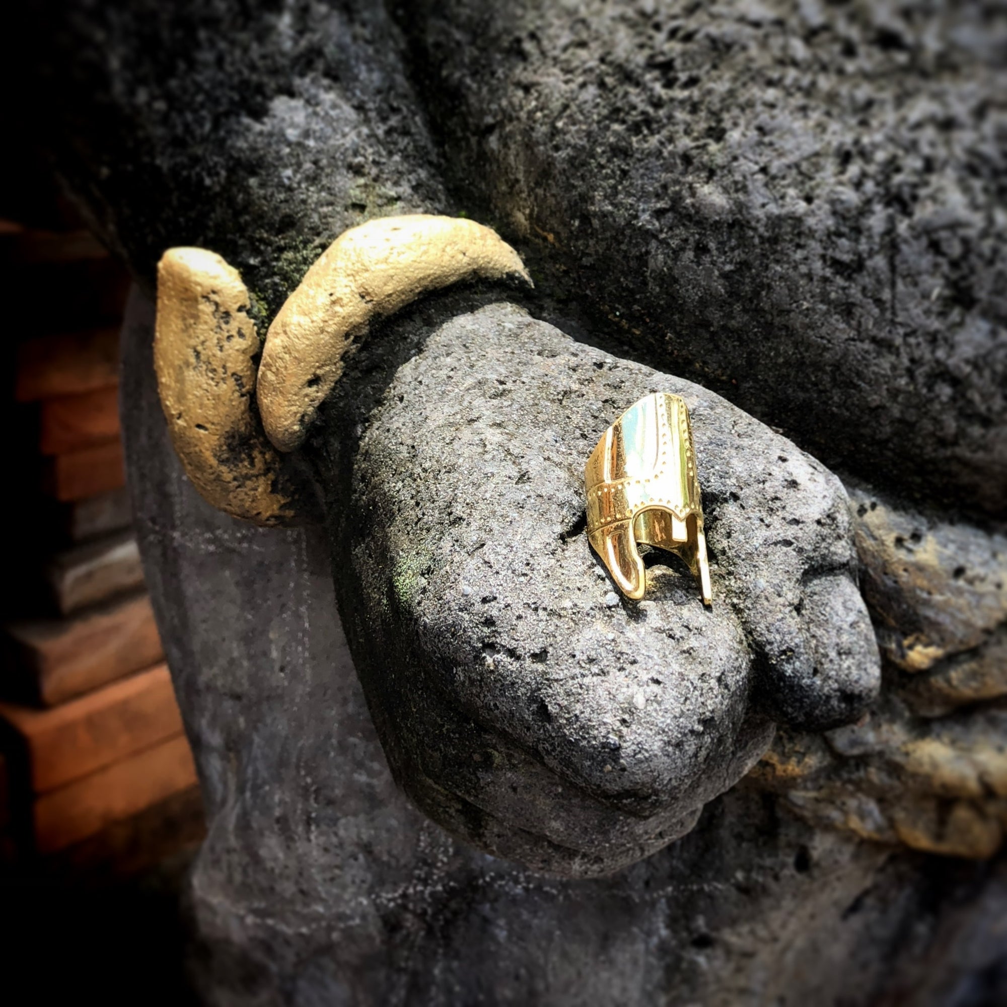 Knight’s Helmet Ring Handmade - Thumb ring or normal