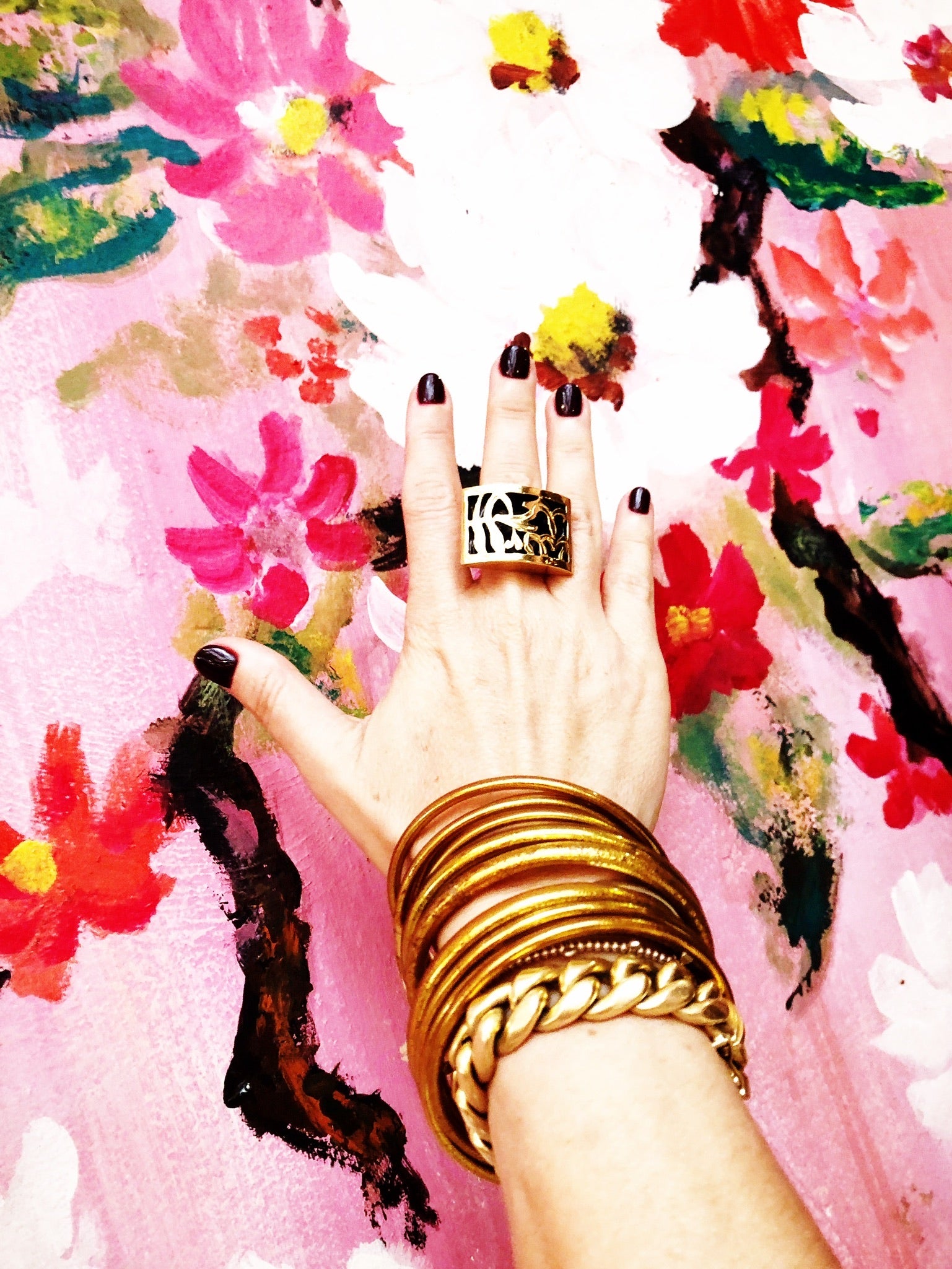 SAVE ME, I'M FINE -Status Update Ring Unisex