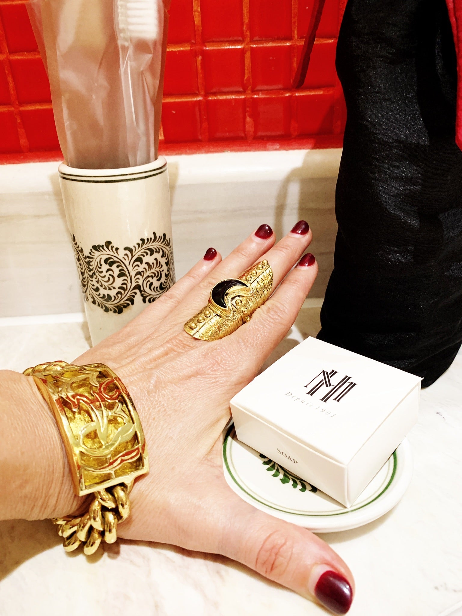 Moon Sliver Long Ring