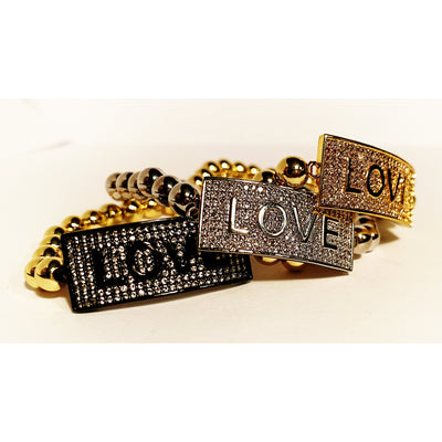 LOVE is ALL !  Bracelet Gold