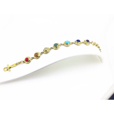 Kundalini 7 Chakra Articulated Snake Bracelet