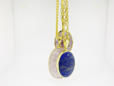 Flower Of Life - Lapis Lazuli Talisman Pendant