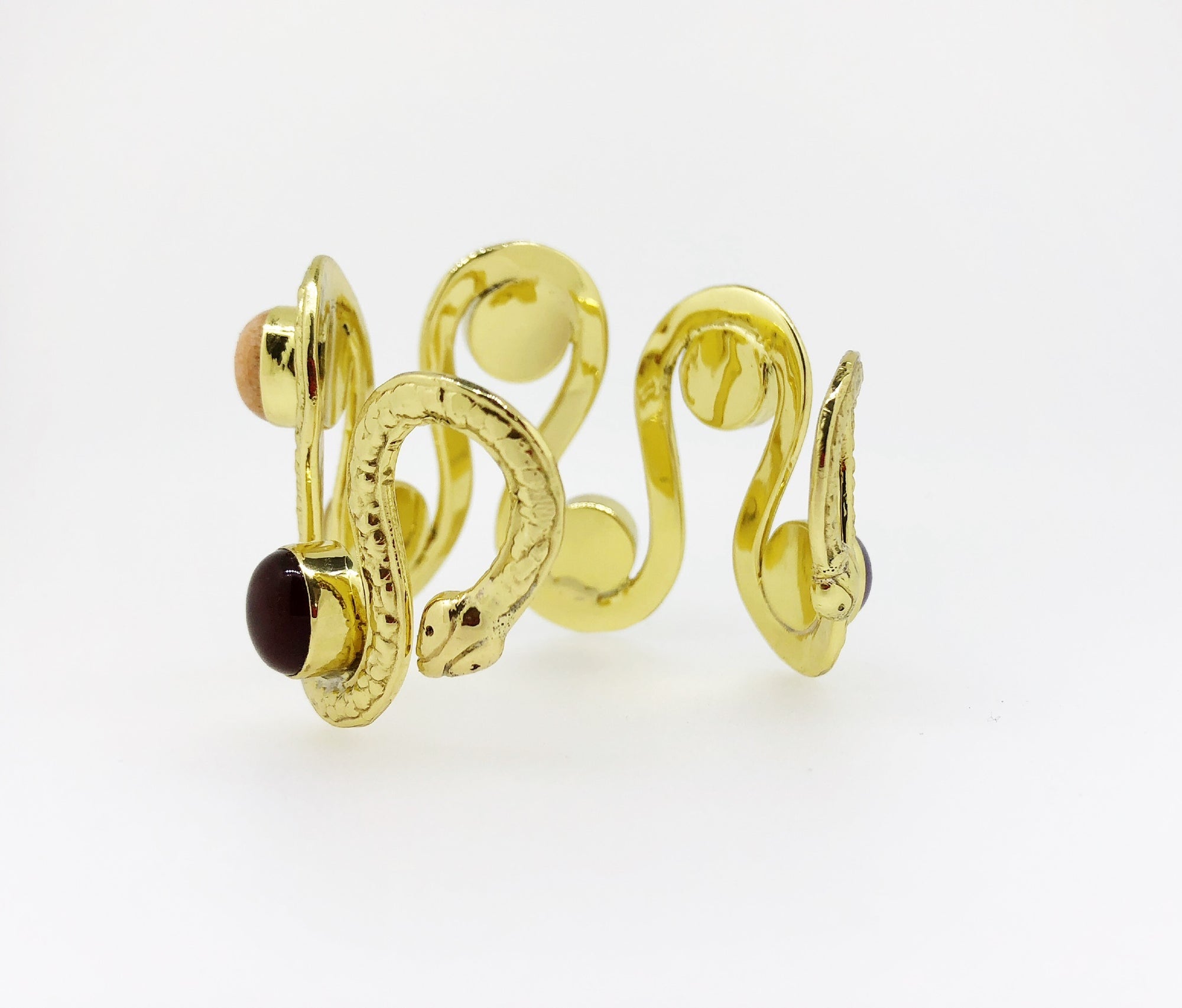 7 Chakra Snake Coil Adjustable Wrist Cuff