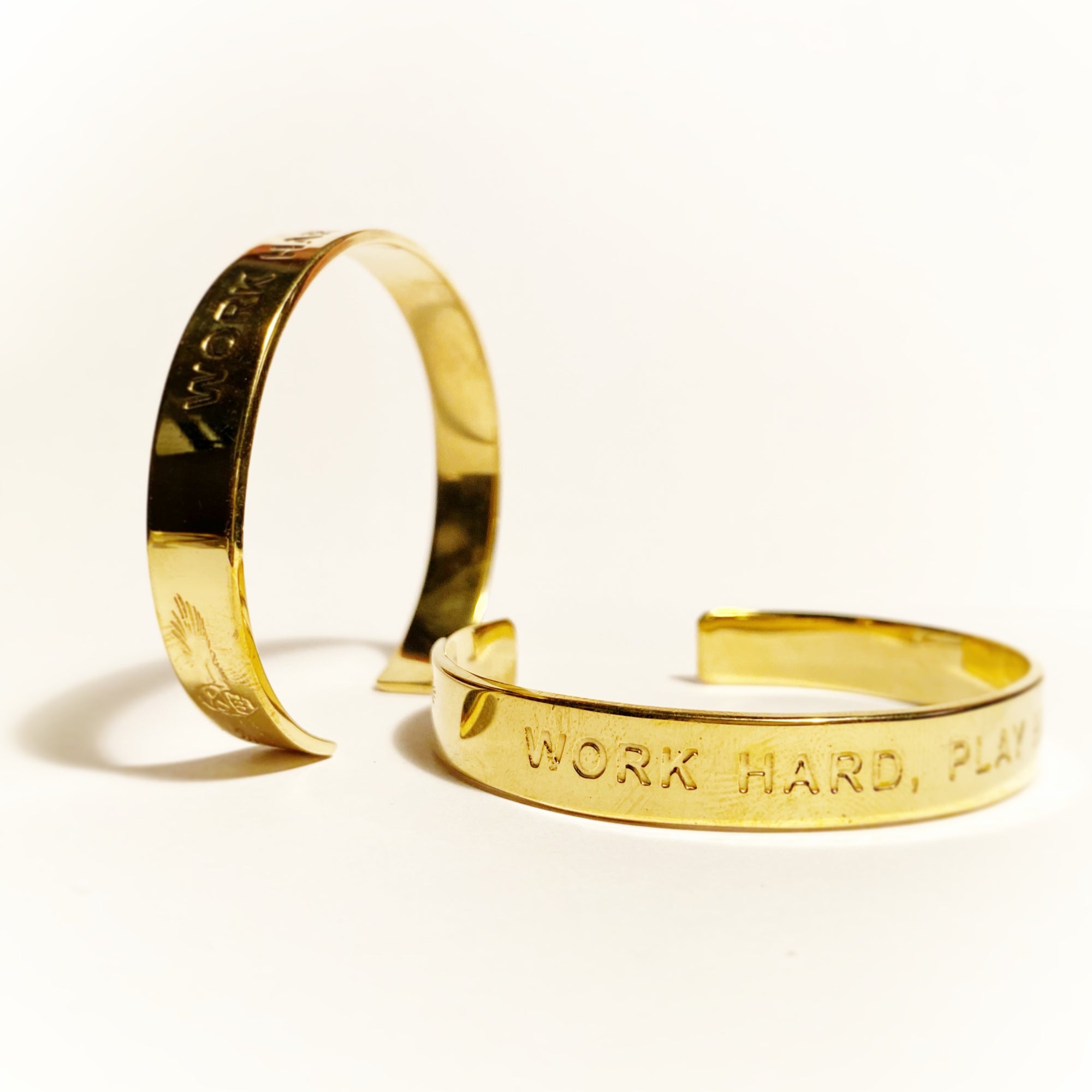 WORK HARD - PLAY HARDER Unisex Bangle