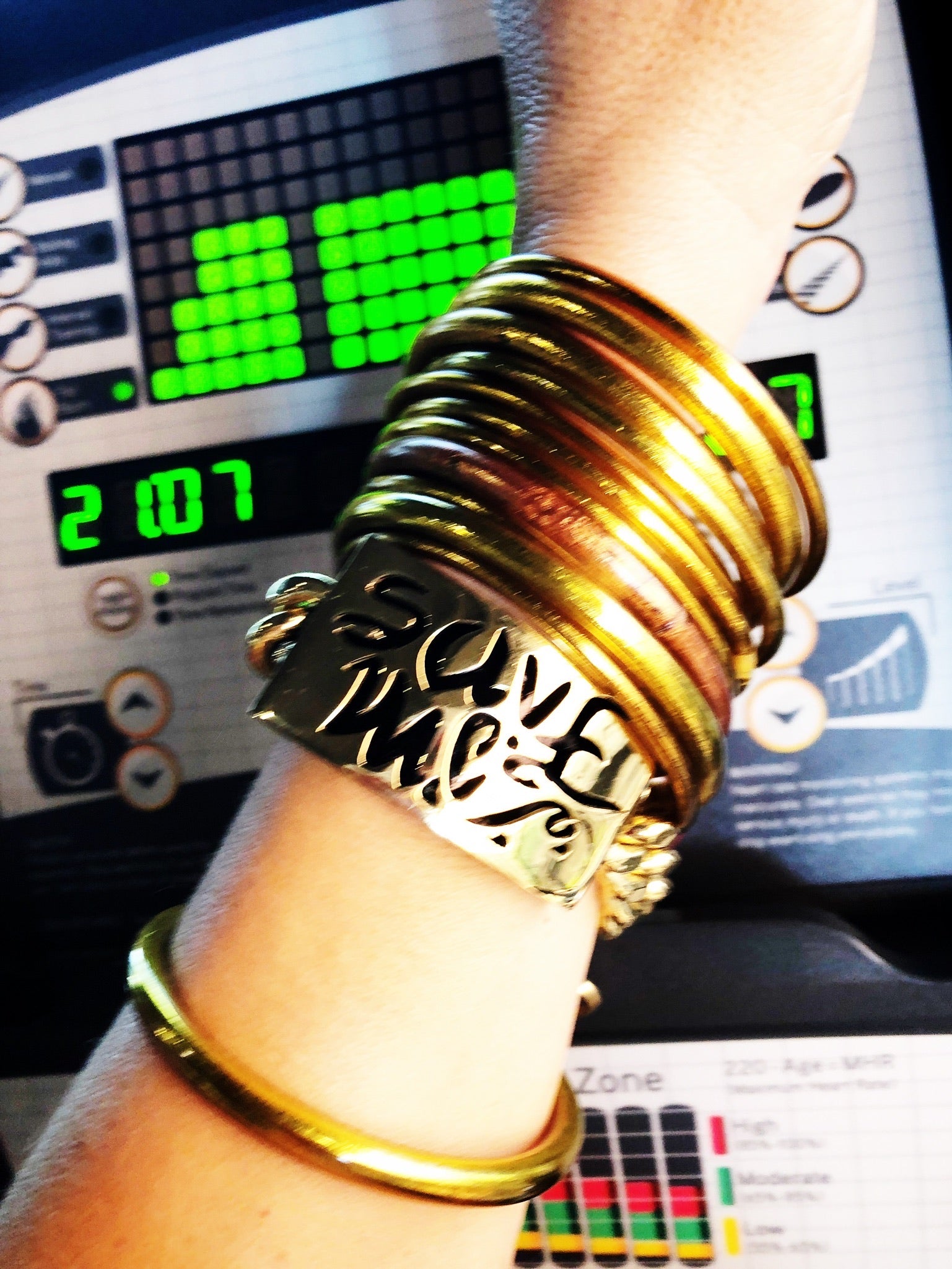 SAVE ME, I'M FINE - Status Update Bracelet Unisex