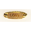 Gold & Bling LOVE bracelet
