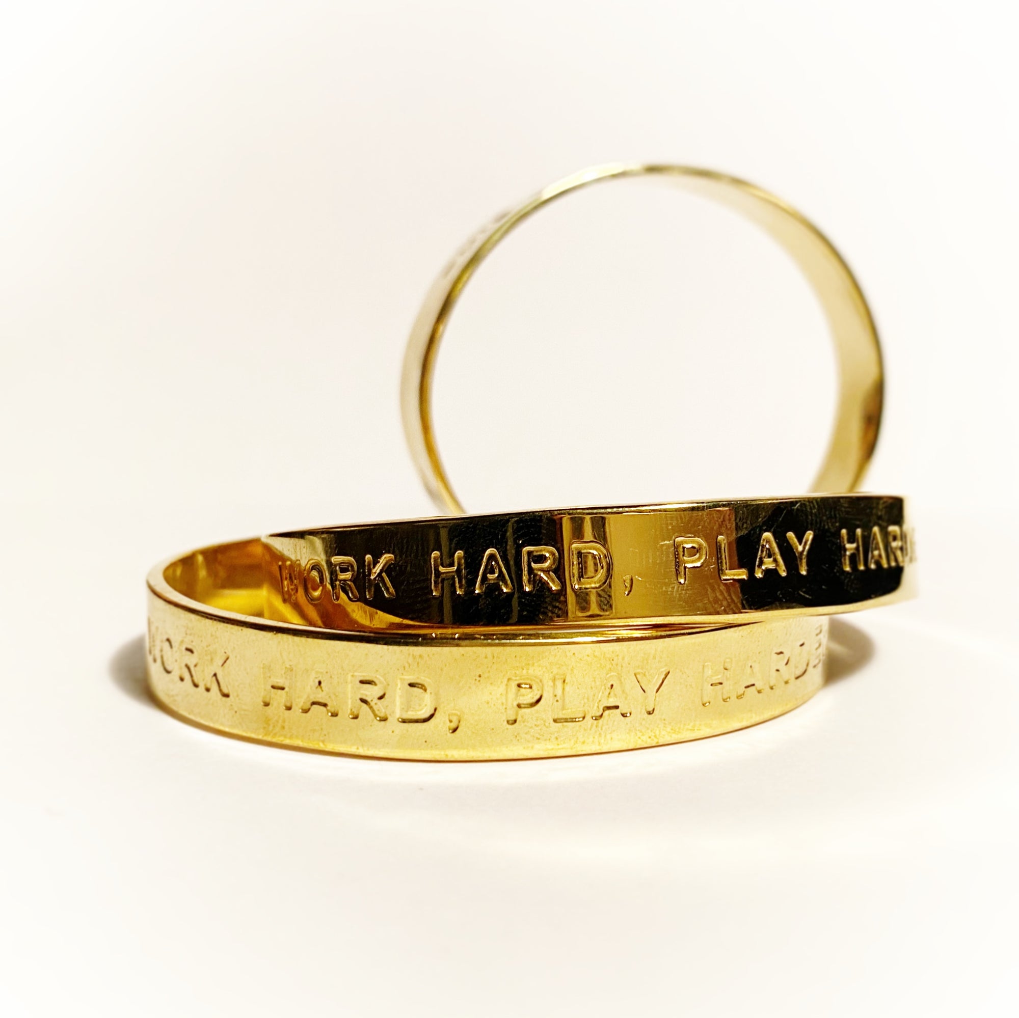 WORK HARD - PLAY HARDER Unisex Bangle