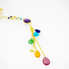 Gemstone Waterfall 7 Chakra Necklace