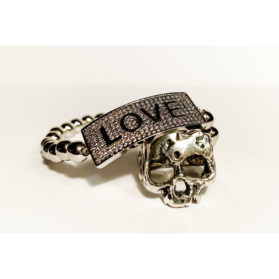 Silver & Bling LOVE bracelet