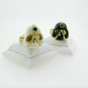 Mark Baker Skull - Jedi Ebony Tourmaline Cabochon Ring