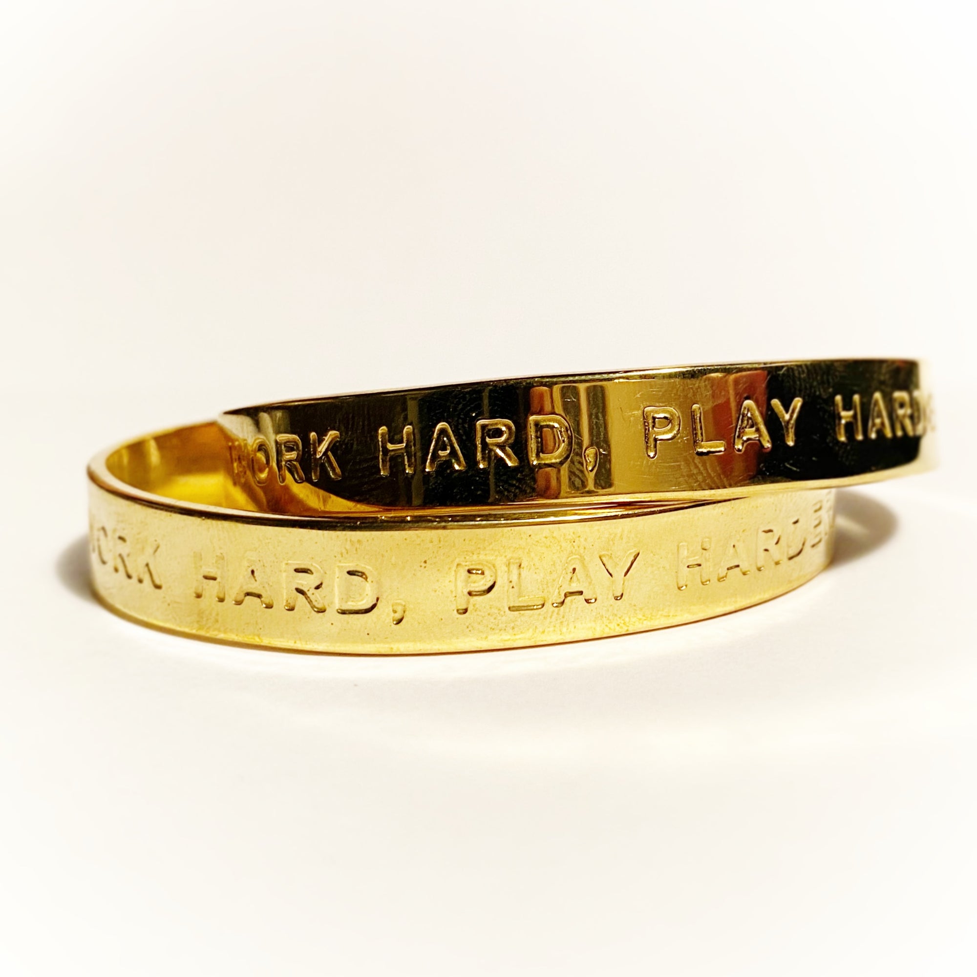 WORK HARD - PLAY HARDER Unisex Bangle