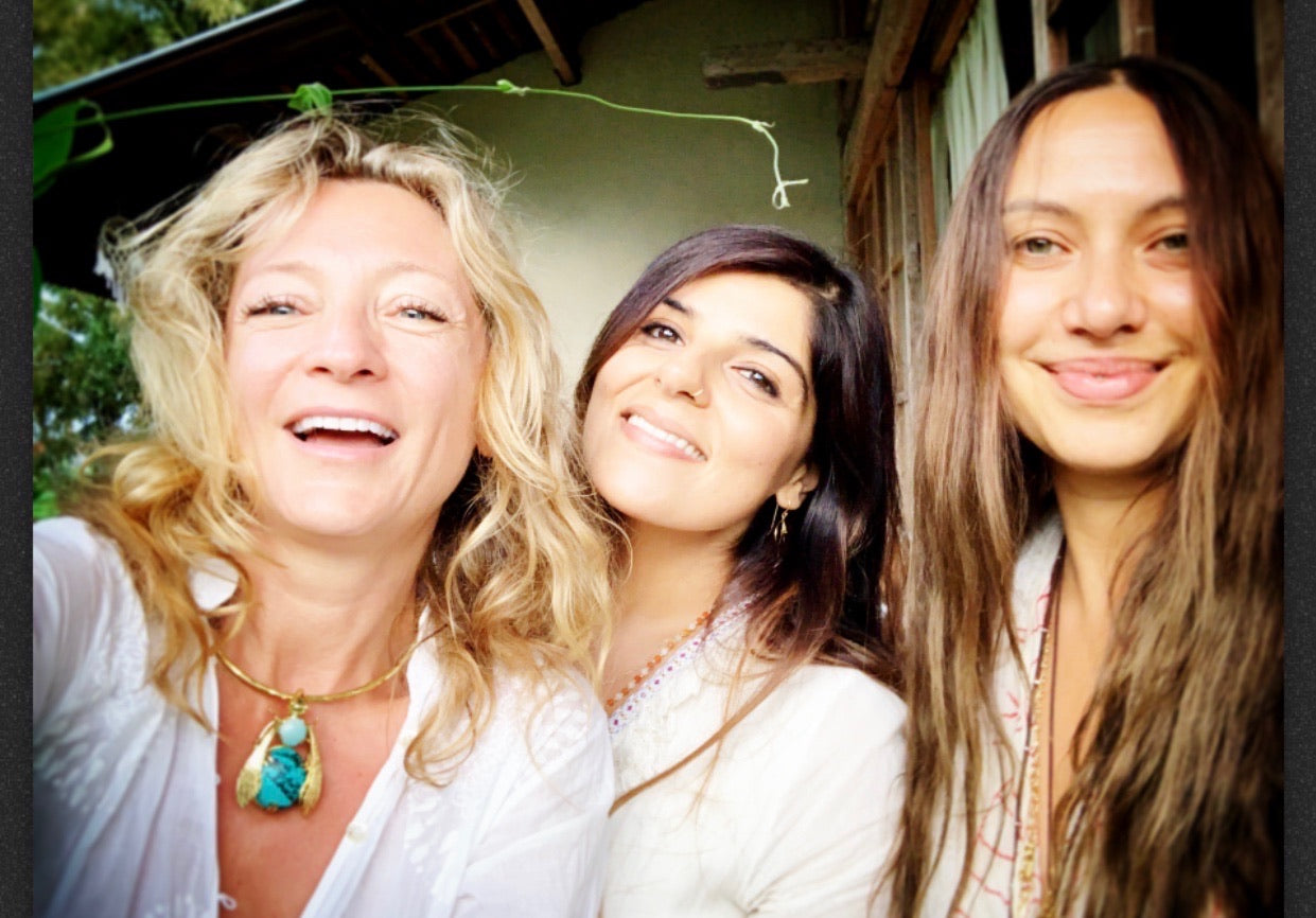 Sacred Bee Important Pendant Turquoise  + Lapis Lazuli