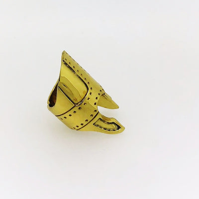 Knight’s Helmet Ring Handmade - Thumb ring or normal
