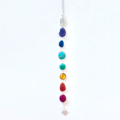Gemstone 7 Chakra Necklace - Long