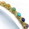 7 Chakra Articulated Statement Bracelet